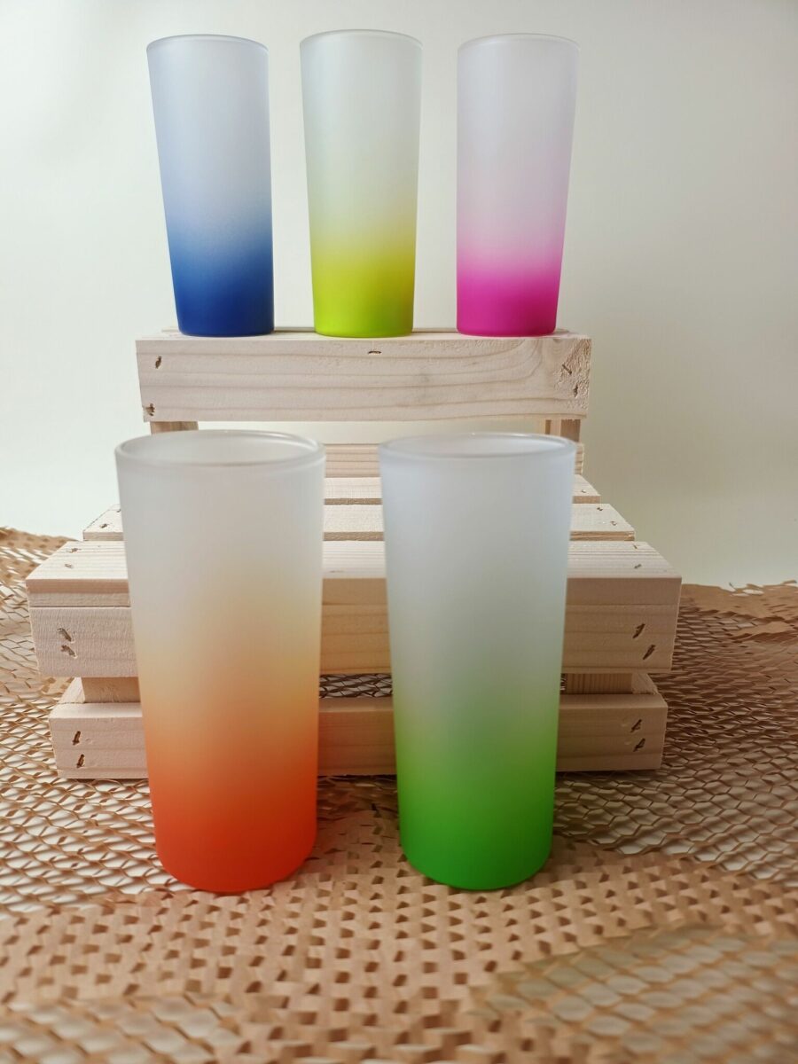Szklanki szronione 200 ml do Twojego nadruku