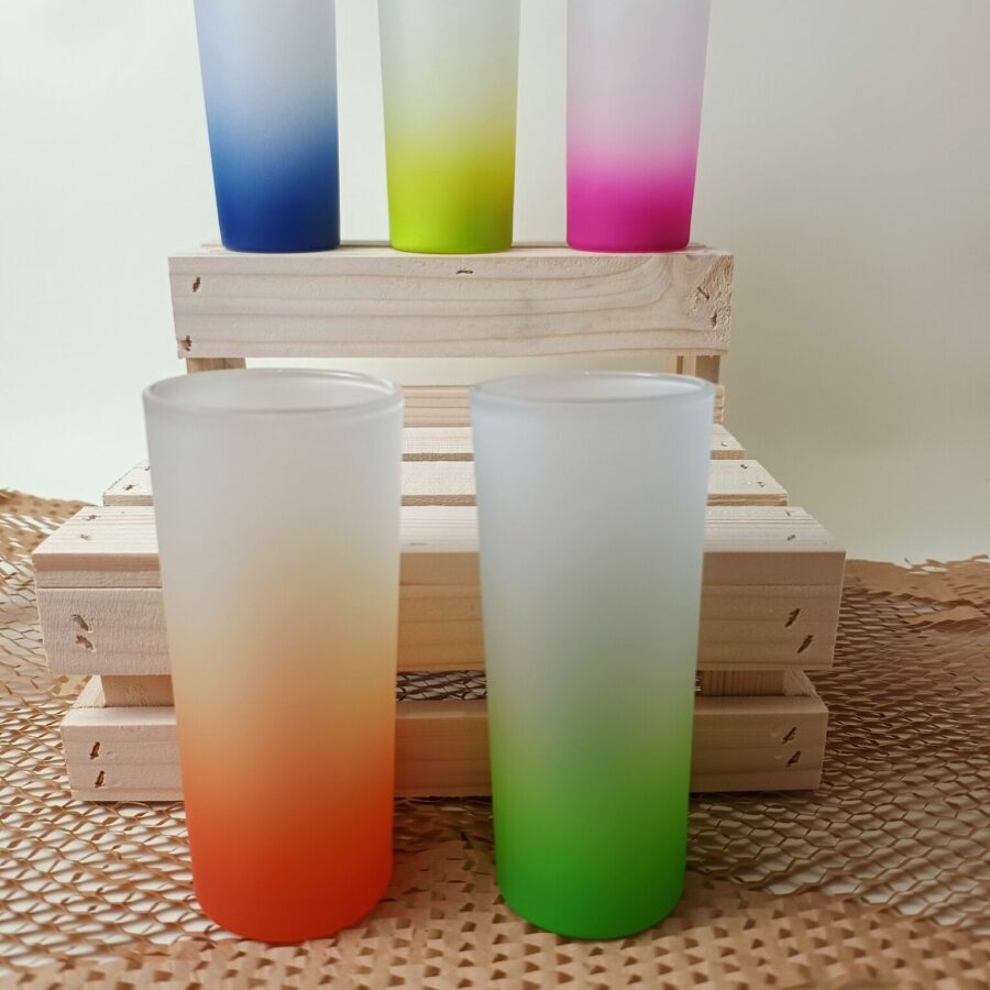 Szklanki szronione 200 ml do Twojego nadruku