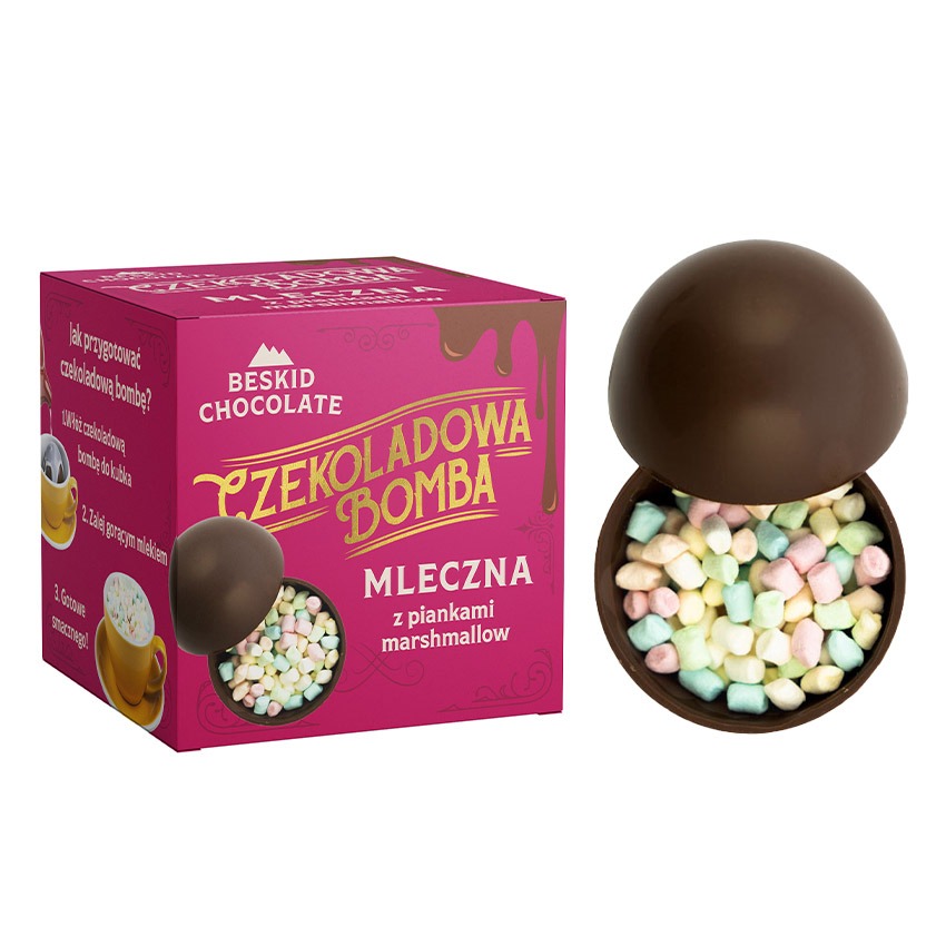 Czekoladowa Bomba z Mlecznej Czekolady