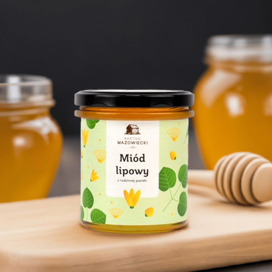 Miód Lipowy Pasieka Bartnik Mazowiecki