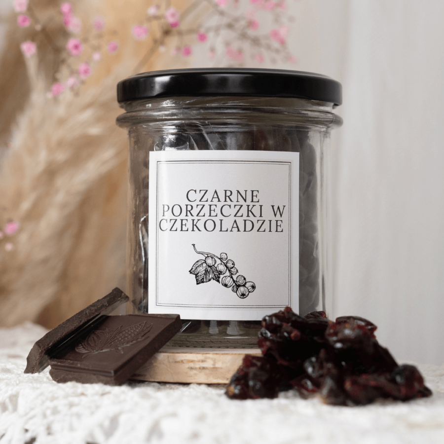 Czarna porzeczka w Czekoladzie Deserowej 200g