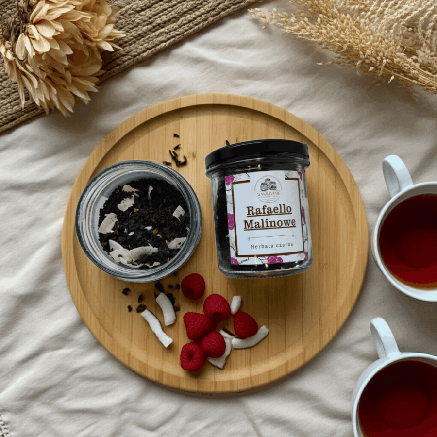 Herbata Czarna "Rafaello Malinowe"