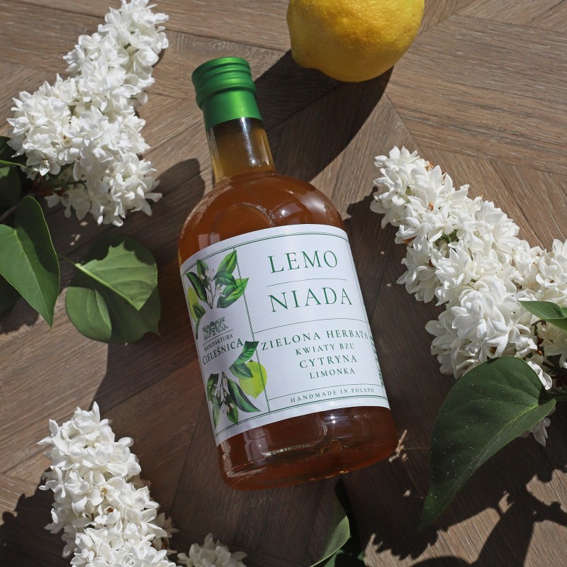 Syrop Lemoniada – Zielona Herbata, Kwiat Bzu, Cytryna