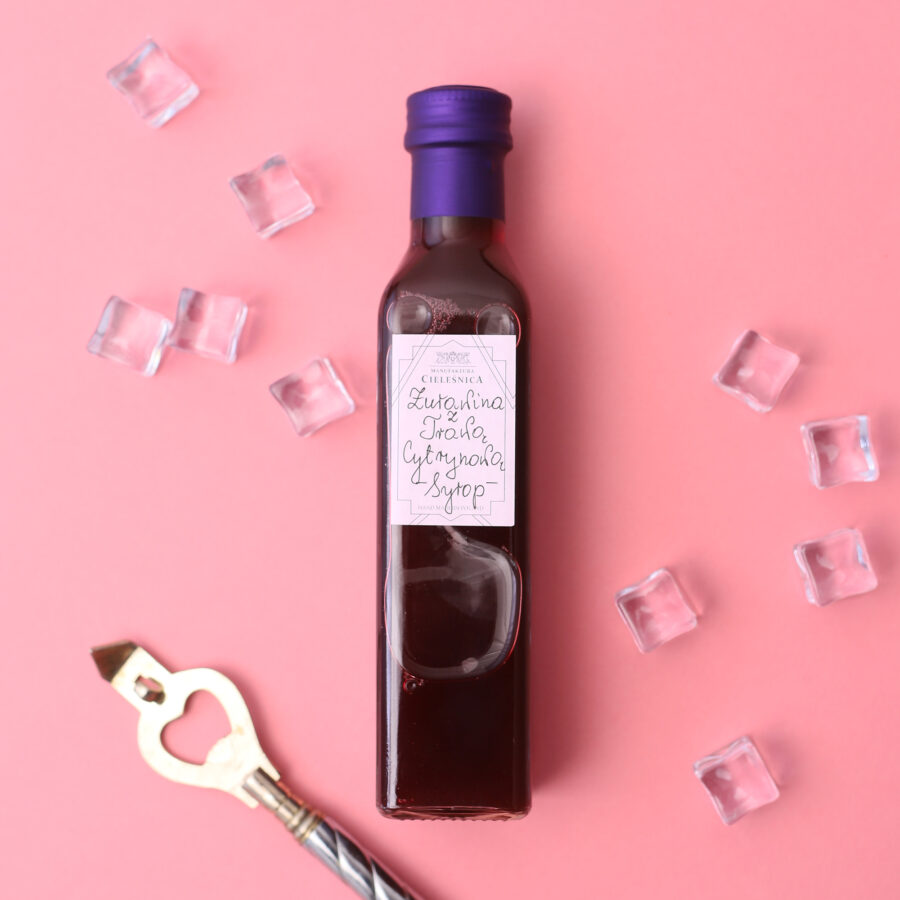 Syrop Żurawinowy z Trawą Cytrynową