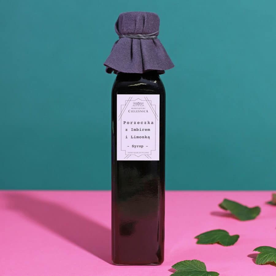 Manufaktura Cielesnica syrop porzeczka z imbirem i limonka