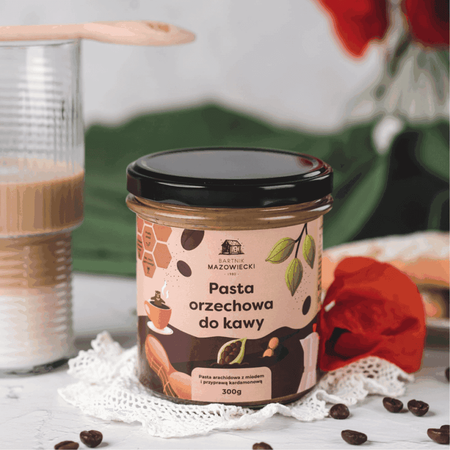 pasta orzechowa do kawy