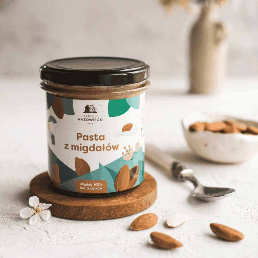 pasta z migdalow