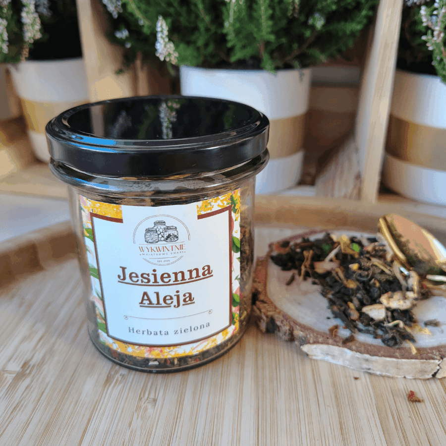 Herbata zielona ''Jesienna Aleja''