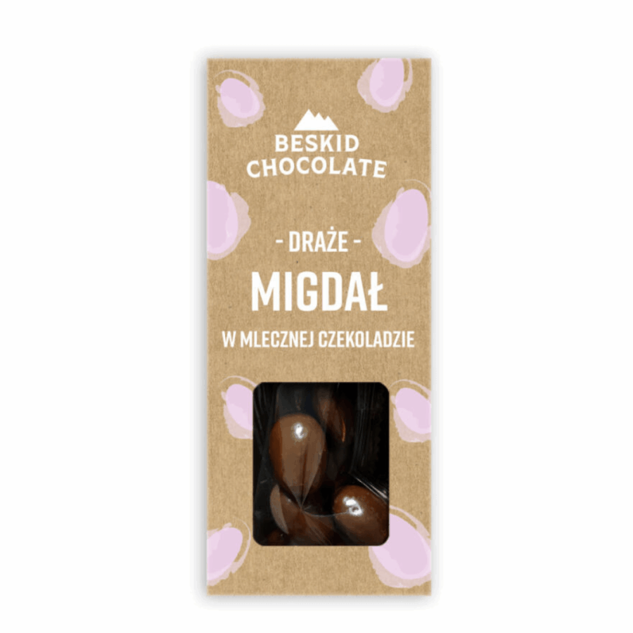 Migdały w mlecznej czekoladzie Beskid Chocolate 50g