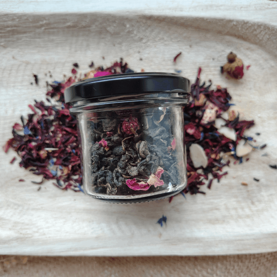 Słoiczek z herbatą – eleganckie podziękowanie dla gości 120ml - obrazek 3