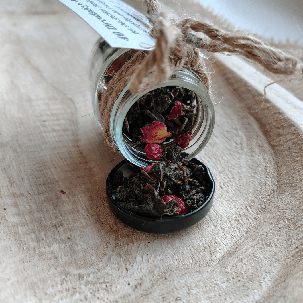 Słoiczek z herbatą – eleganckie podziękowanie dla gości 80ml - obrazek 2