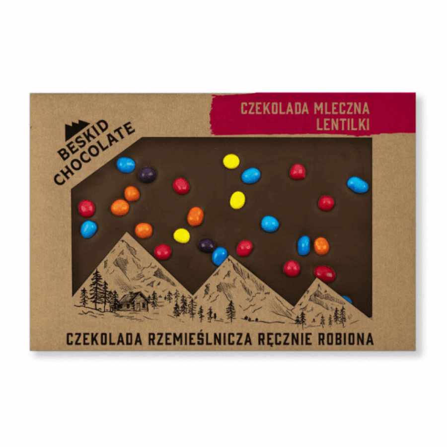 Czekolada mleczna z lentilkami Beskid Chocolate 75 g