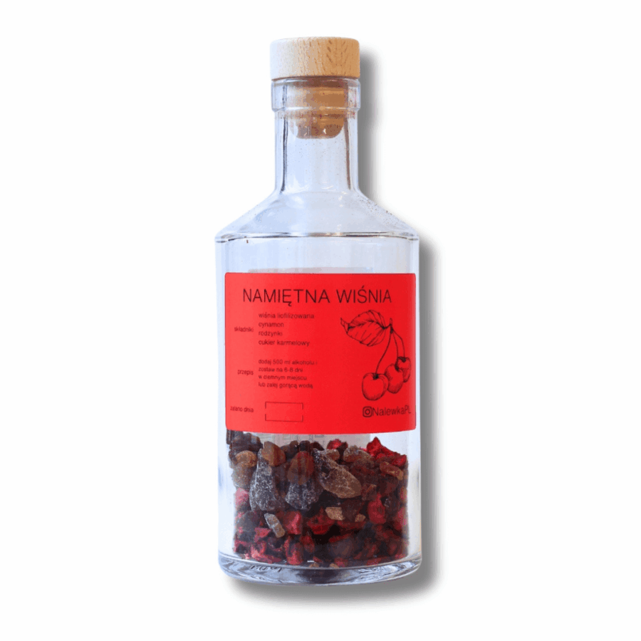 Zestaw do przygotowania nalewki ''Namiętna Wiśnia''