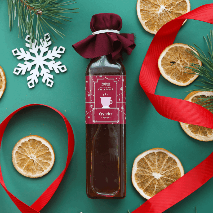 Syrop Świąteczny „Grzaniec” – Manufaktura Cieleśnica 230ml