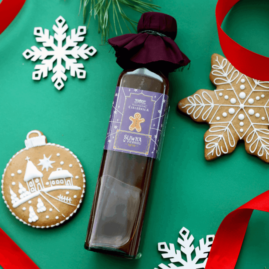 Syrop ''Śliwka w pierniku'' Manufaktura Cieleśnica 230ml