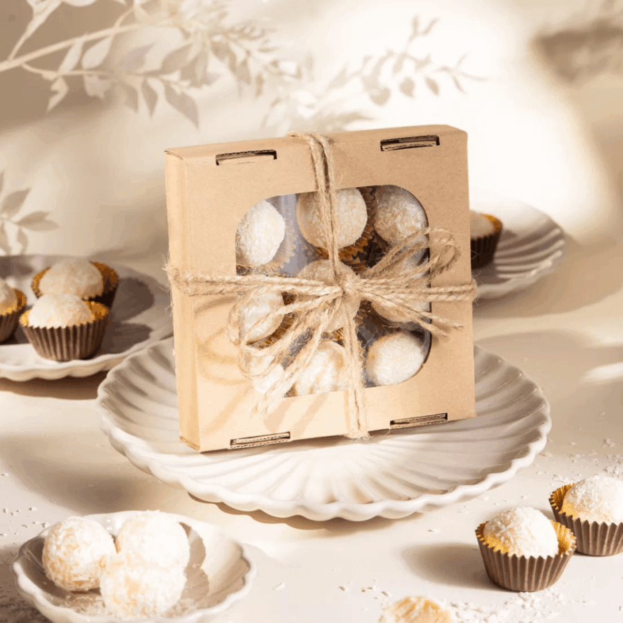 Trufle miodowe z rumem – Pasieka Łysoń 170 g