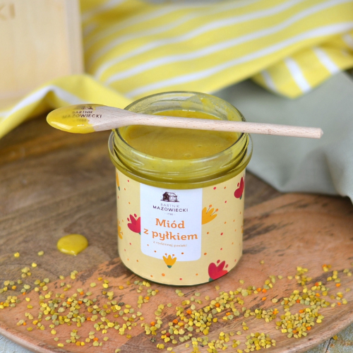 Miód z pyłkiem Pasieka Bartnik Mazowiecki 400 g