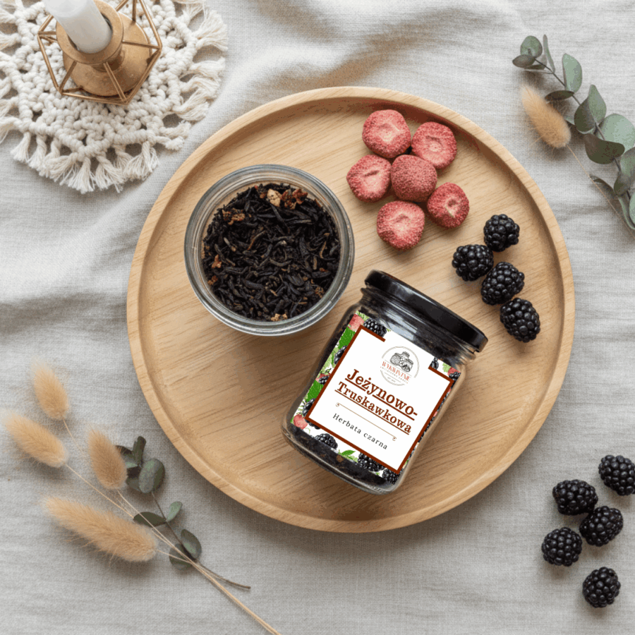 Herbata czarna Jeżynowo‑Truskawkowa 70 g