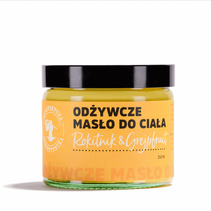 Masło do Ciała Rokitnik & Grejpfrut – Manufaktura Bursztynnika 250 ml