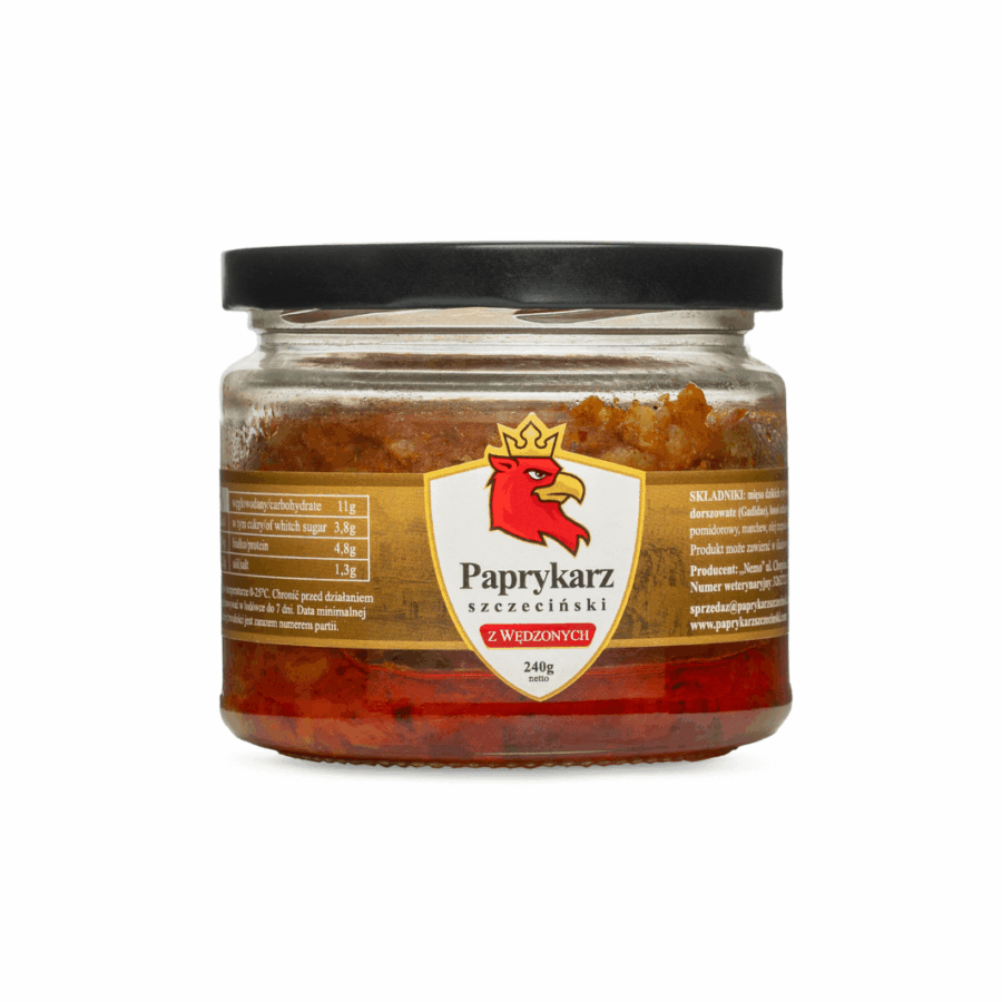 Paprykarz Szczeciński z ryby wędzonej 240g