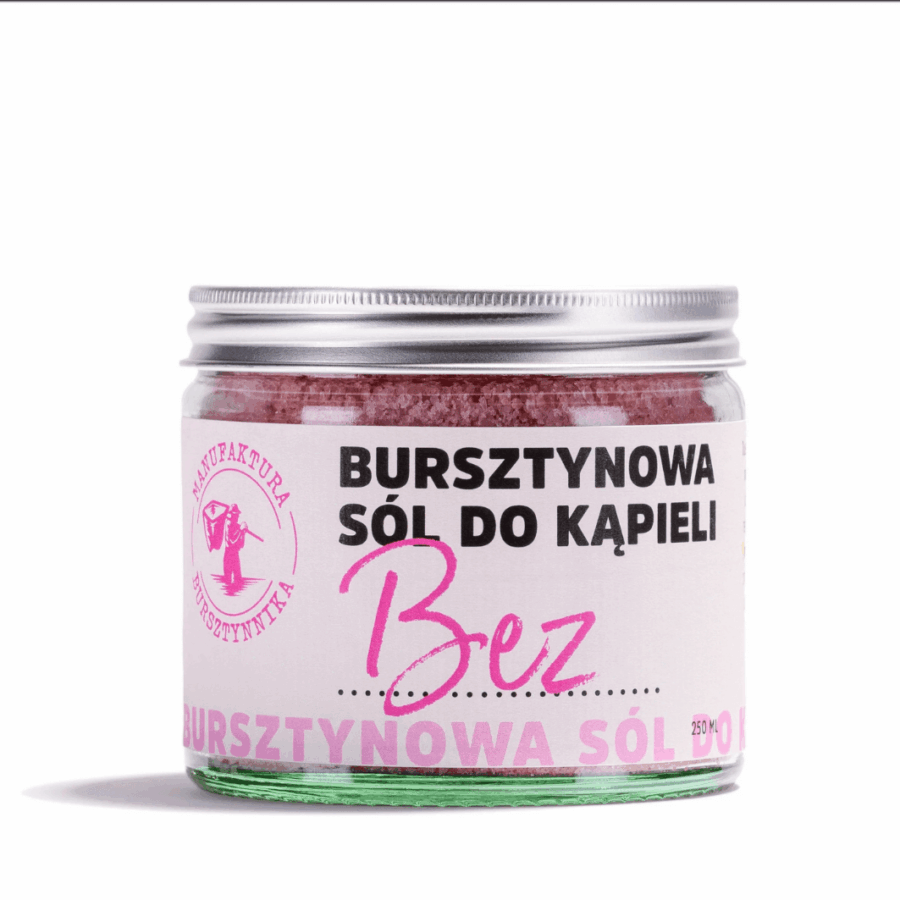 Sól do kąpieli „Bez” – Manufaktura Bursztynnika 250 ml