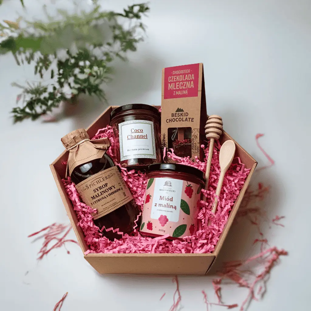 zestaw prezentowy malinowa rozpusta