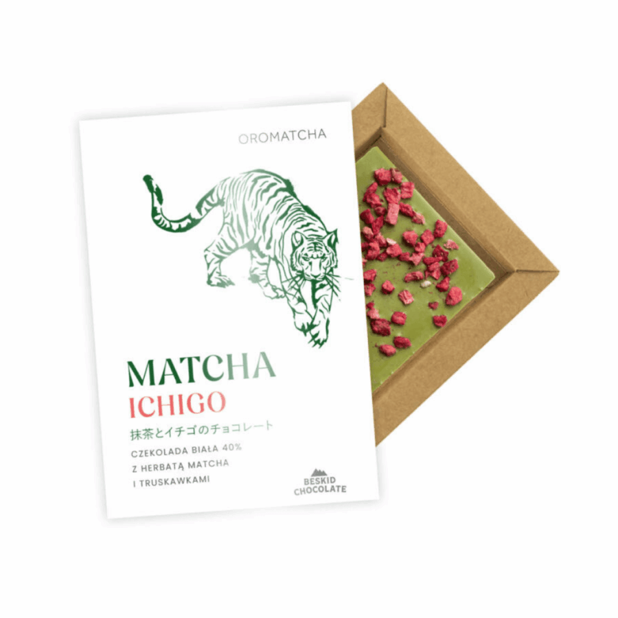 Czekolada z matchą i truskawkami Beskid Chocolate 70g