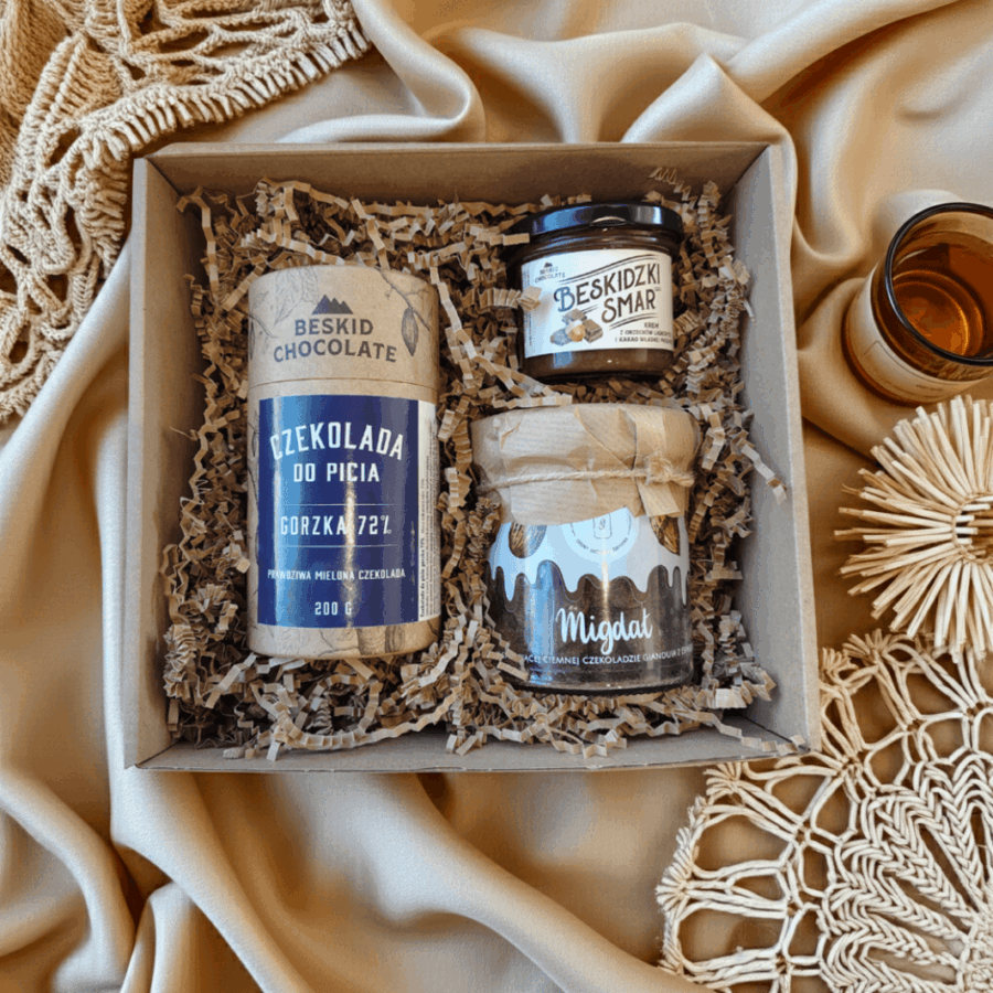 Zestaw prezentowy „Czekolada z migdałami”