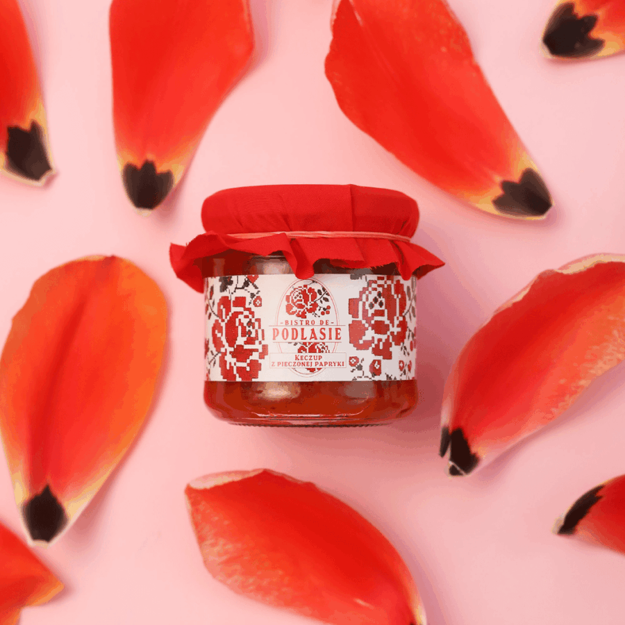 Ketchup z pieczonej papryki Manufaktura Cieleśnica 215 g