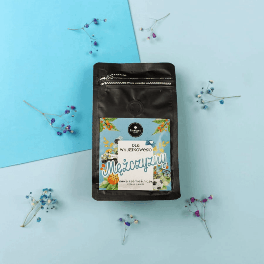 Kawa mielona ''Dla wyjątkowego mężczyzny'' – Baumgart Kaffee Black Brasil