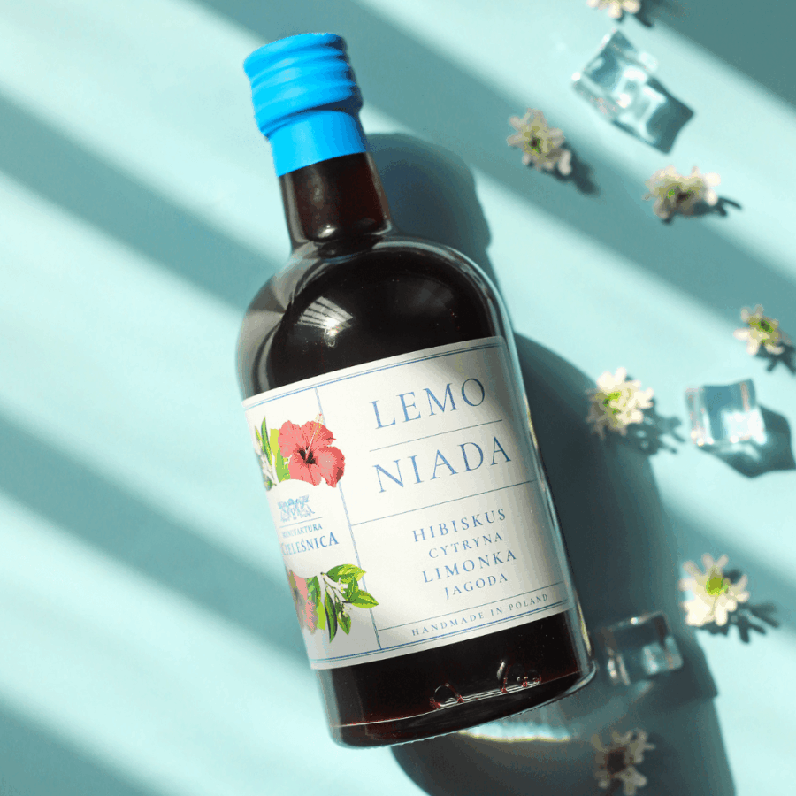 Syrop Lemoniada – hibiskus, cytryna, limonka, jagoda